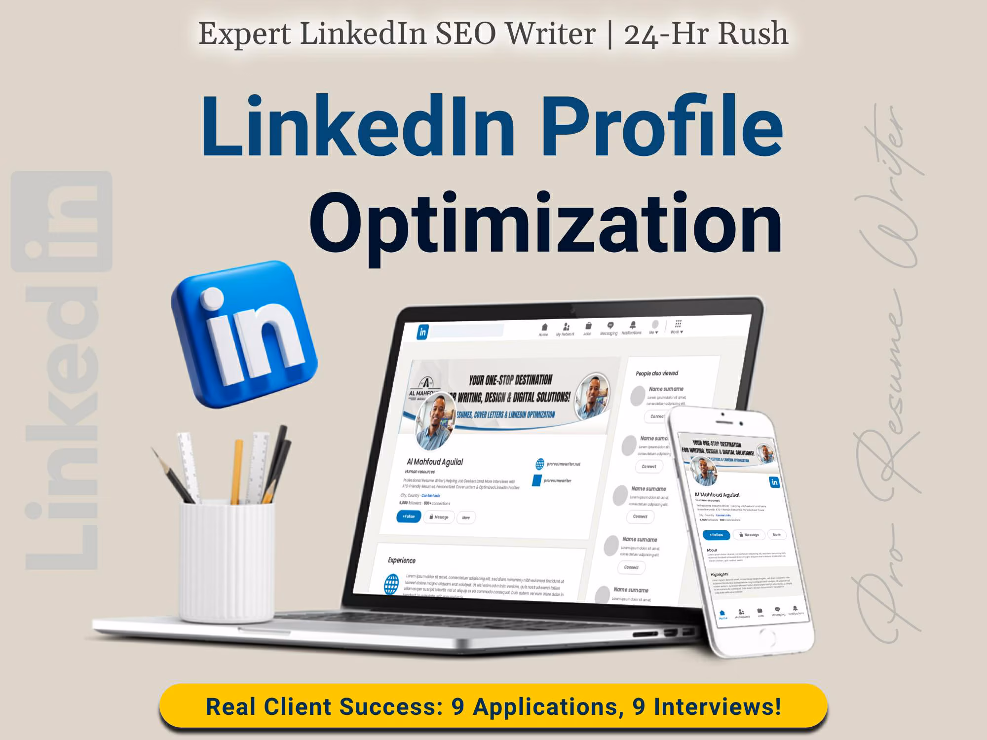 Profile Optimization & Enhancement LinkedIn Profile Building & Writing Services in Brisbane, CA 2026