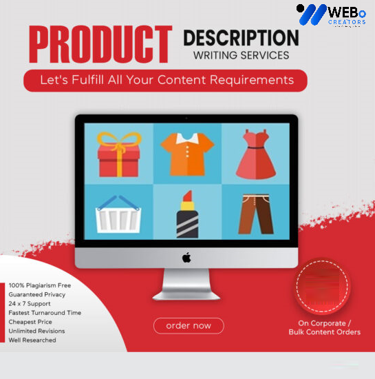 Product Description Writing Services | Best Digital Marketing Agency | Web Design in Brisbane, CA for online stores